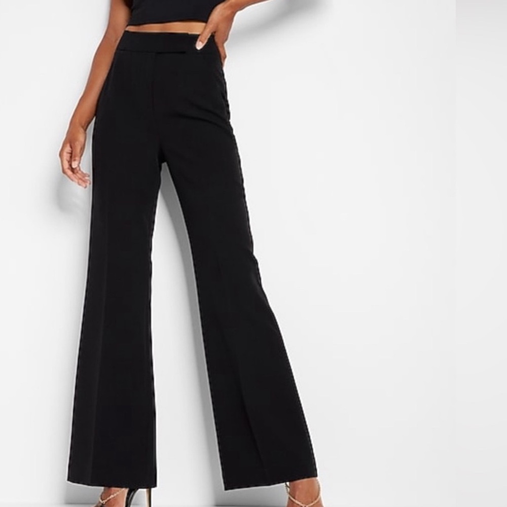 express 𖤓 nwt black flare dress pants trousers.